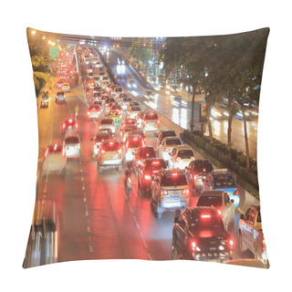 Personality  Bangkok Cityscape Night Traffic Pillow Covers