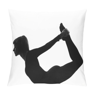 Personality  Woman Urdhva Dhanurasana Upward Bow Pose Yoga Pillow Covers