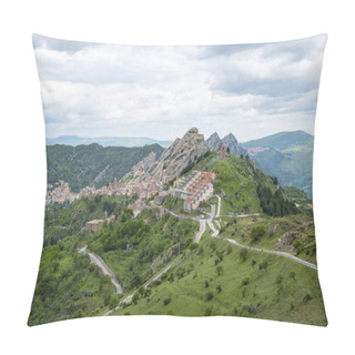 Personality  Town Of Pietrapertosa - Italy Pillow Covers