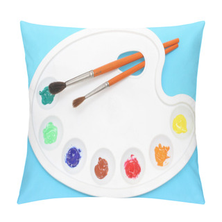 Personality  Painters Palette Pillow Covers