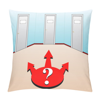 Personality  Choice Crossroad Doors Pillow Covers