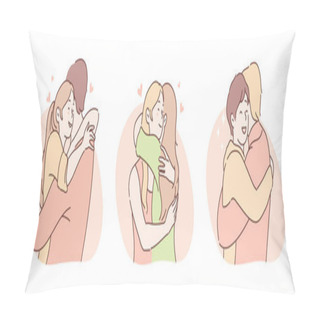 Personality  Love, Relatioship, Gay, Lesbian, Couple Set Concept Pillow Covers