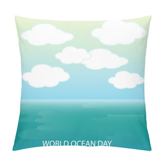 Personality  World Ocean Day Pillow Covers