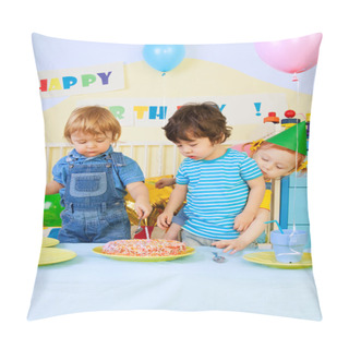 Personality  Kids And Birthday Cake Pillow Covers