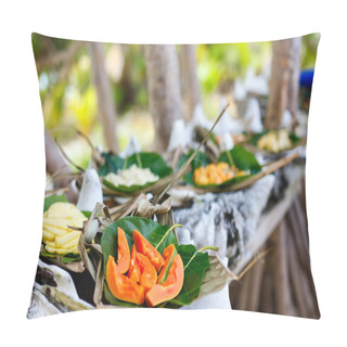 Personality  Local South Pacific Food Pillow Covers