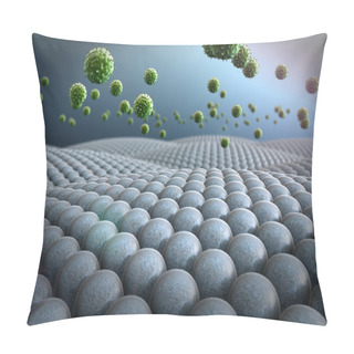 Personality  Virus, Cells Pillow Covers