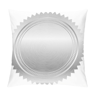 Personality  Vector Illustration Of Silver Seal Pillow Covers