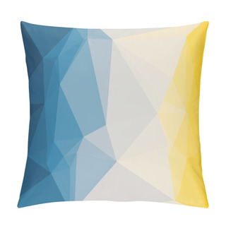 Personality  Minimalistic Multicolored Polygonal Background Pillow Covers