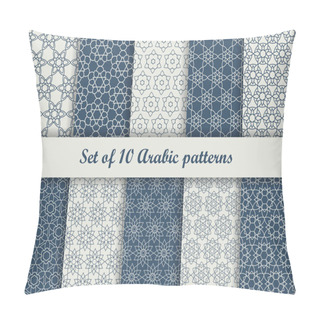 Personality  Set Of Ten Arabic Patterns Pillow Covers