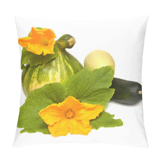 Personality  Pumpkin, Squash And Flowers With Leaves  Pillow Covers