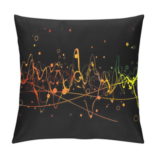 Personality  Abstract Lines Background Pillow Covers