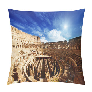 Personality  Inside Of Colosseum In Rome, Italy Pillow Covers