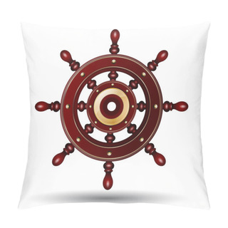 Personality  Sea-craft Steering Wheel Illustration Pillow Covers