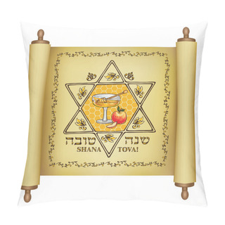 Personality  Rosh Hashana  Jewish New Year Pillow Covers