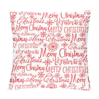 Personality  Christmas Words Pattern Pillow Covers