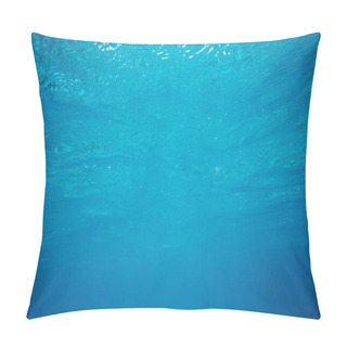 Personality  Tranquil Underwater Scene With Copy Space Pillow Covers