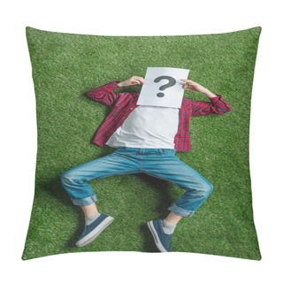 Personality  Kid Covering Face With Picture Pillow Covers