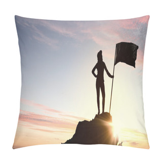 Personality  Reaching Top Of World Pillow Covers