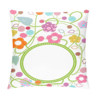 Personality  Flowery Frame Pillow Covers