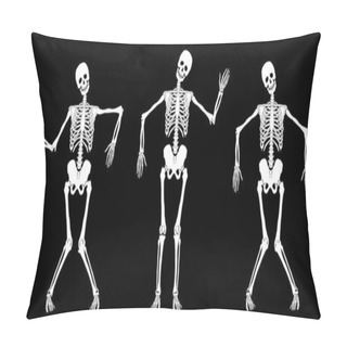 Personality  Dancing Skeletons Pillow Covers