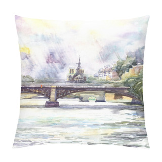 Personality  Paris City Landscape Pillow Covers