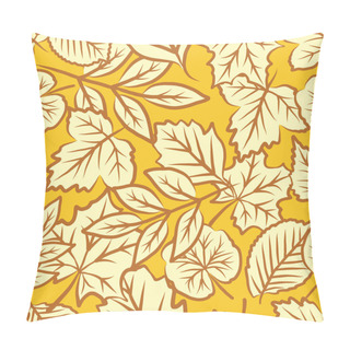 Personality  Autumn Leaves Seamless Pattern Pillow Covers
