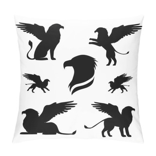 Personality  Griffin Set Vector Pillow Covers