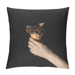 Personality  Chocolate Ice Cream  Pillow Covers
