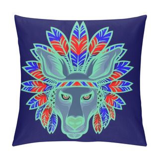 Personality  Kangaroo Head Pillow Covers