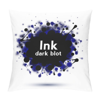 Personality  Realistic Ink Splash Banner Pillow Covers