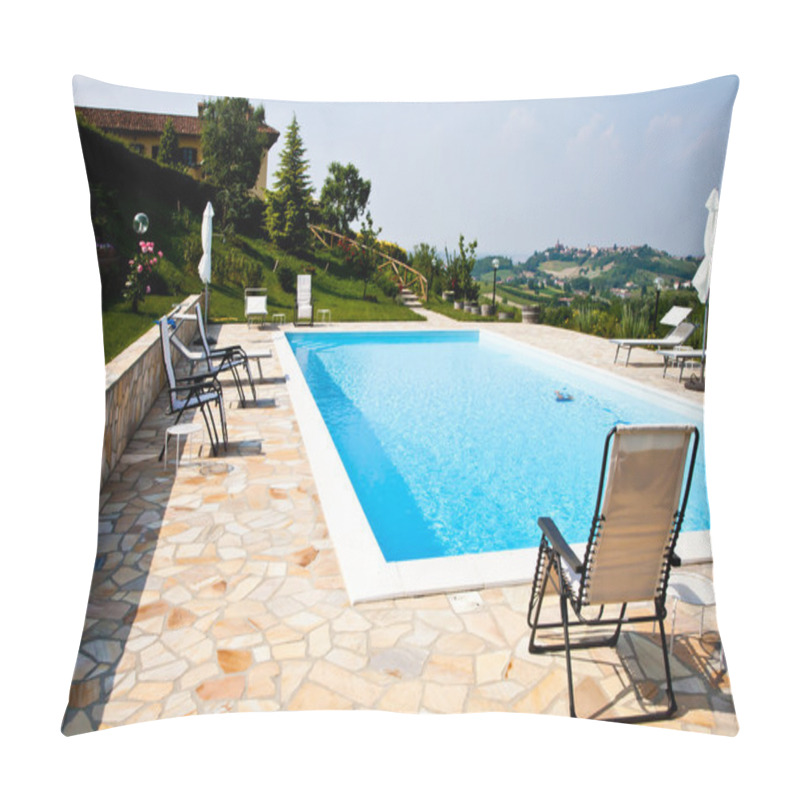 Personality  Hotel Swimming Pool Pillow Covers