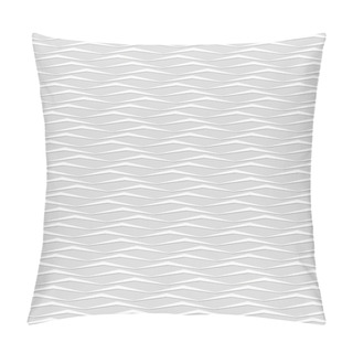 Personality  Seamless Pattern Of Wavy Lines. Geometric Background. Pillow Covers