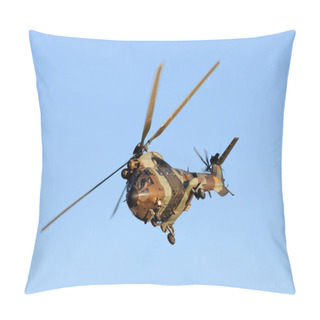 Personality  A Antitank Helicopter On Sky Pillow Covers