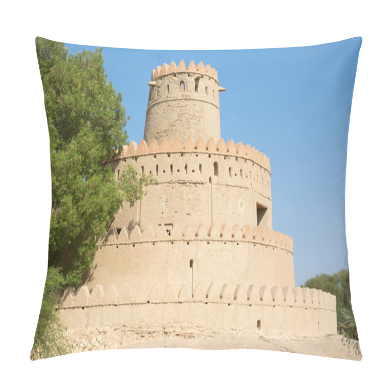 Personality  Famous Jahili Fort In Al Ain Oasis, United Arab Emirates Pillow Covers