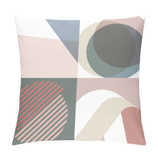 Personality  Nature Tones Swiss Graphic Design Patterns Collection Pillow Covers