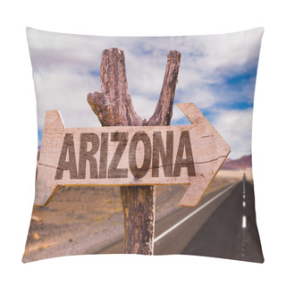 Personality  Arizona Wooden Sign Pillow Covers