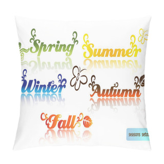 Personality  Seasons Set01 Pillow Covers