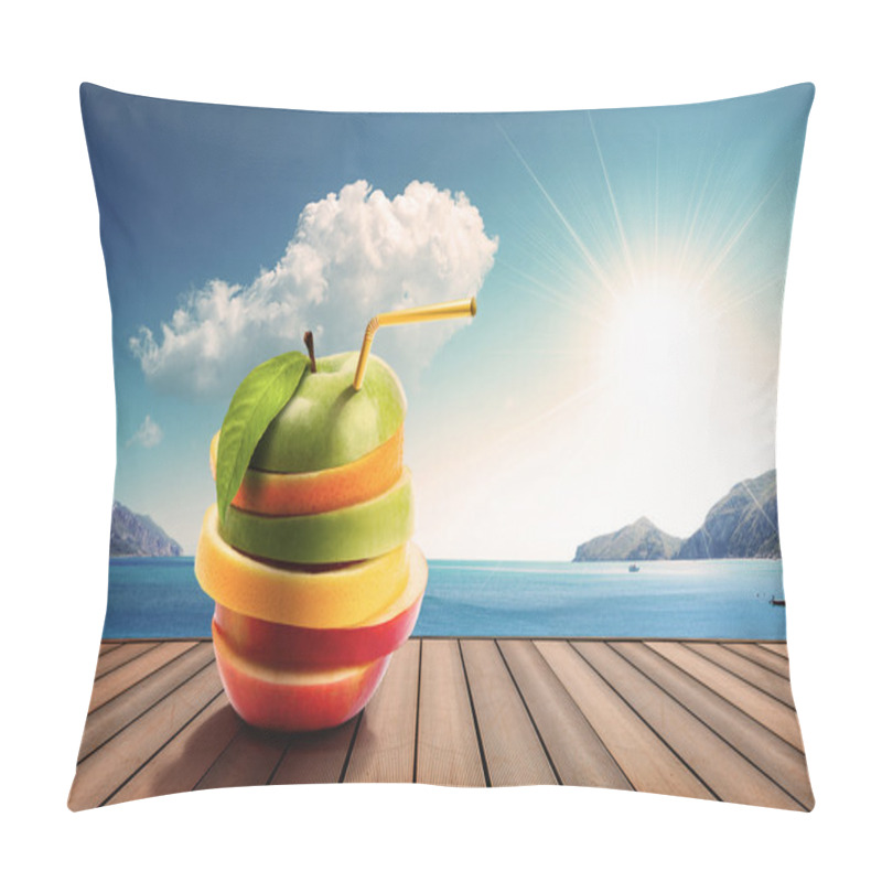 Personality  Fruits in the sun pillow covers