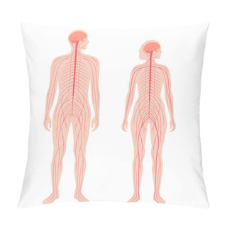 Personality  Central Nervous System Pillow Covers