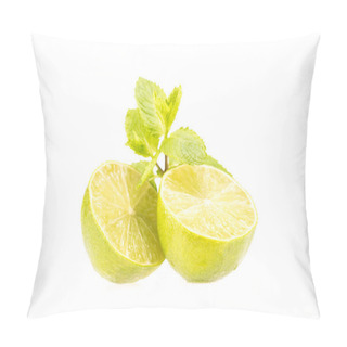 Personality  Fresh Halved Lime Pillow Covers