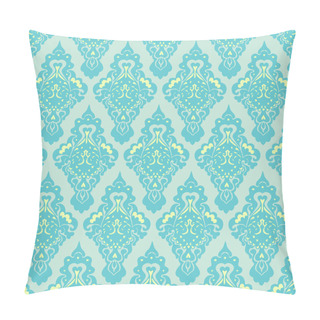 Personality  Victorian Damask Vector Seamless Pattern Pillow Covers