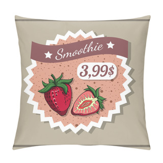 Personality  Smoothie Sticker 6 Pillow Covers