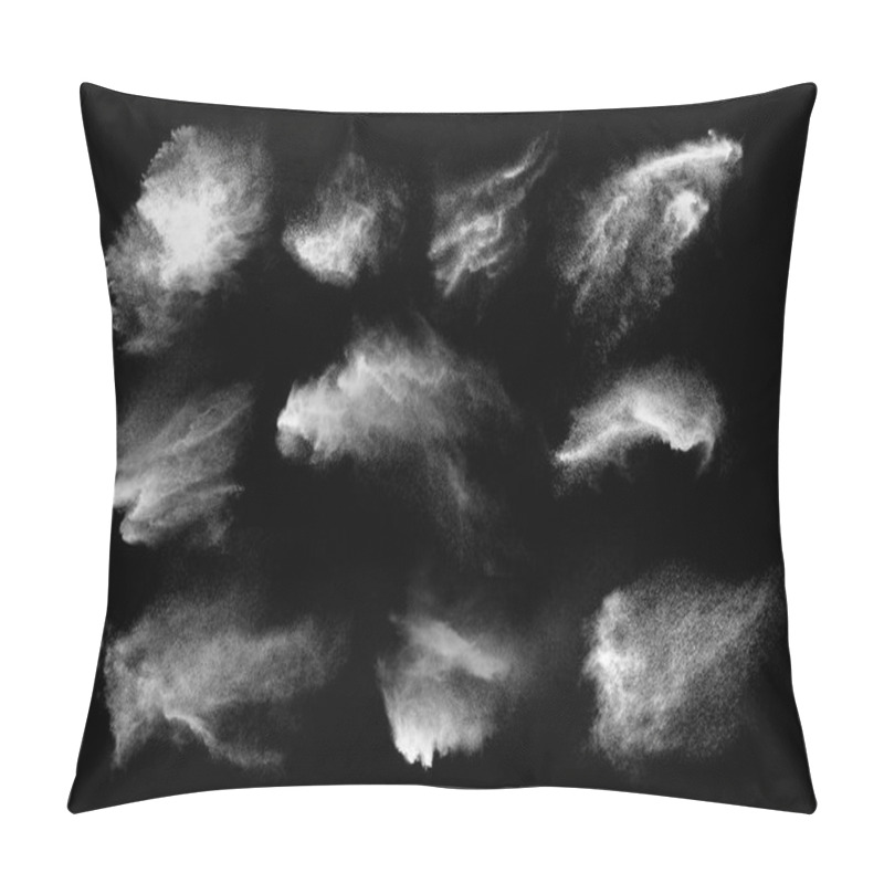 Personality  Abstract design of white powder cloud pillow covers