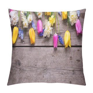 Personality  Colorful Spring Tulips Pillow Covers