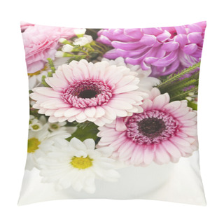 Personality  Bouquet Of Pink Flowers Pillow Covers