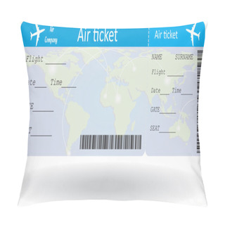 Personality  Variant Of Air Ticket Pillow Covers
