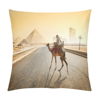 Personality  Road To Giza Pillow Covers