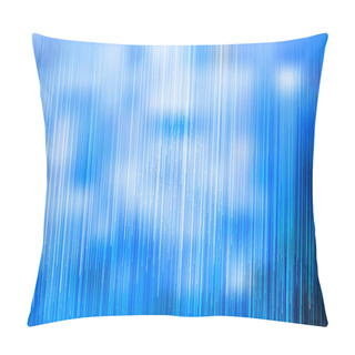 Personality  Blue Abstract Vertical Lines Background Pillow Covers