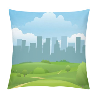 Personality  Summer City Landview Pillow Covers