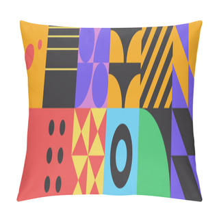 Personality  Horizontal Abstract Vector Pattern Design Pillow Covers